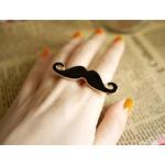 Handlebar Mustache Vintage Adjustable Double Ring